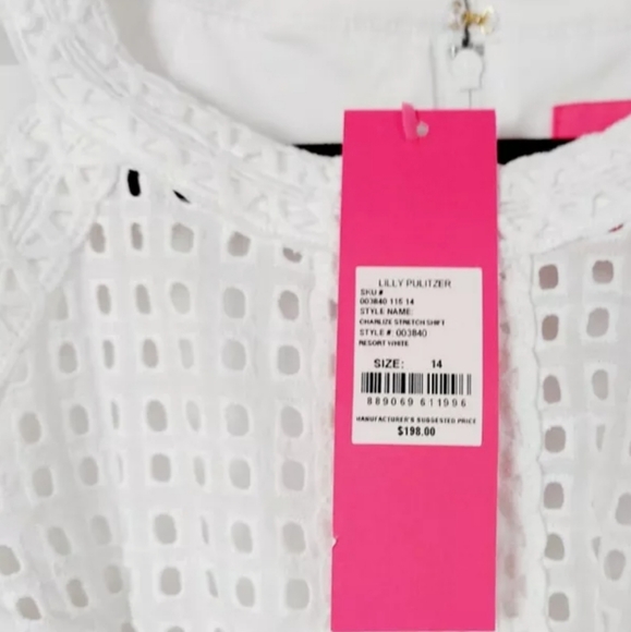 Lilly Pulitzer Charlize Halter Shift Dress in Resort White - Picture 12 of 14